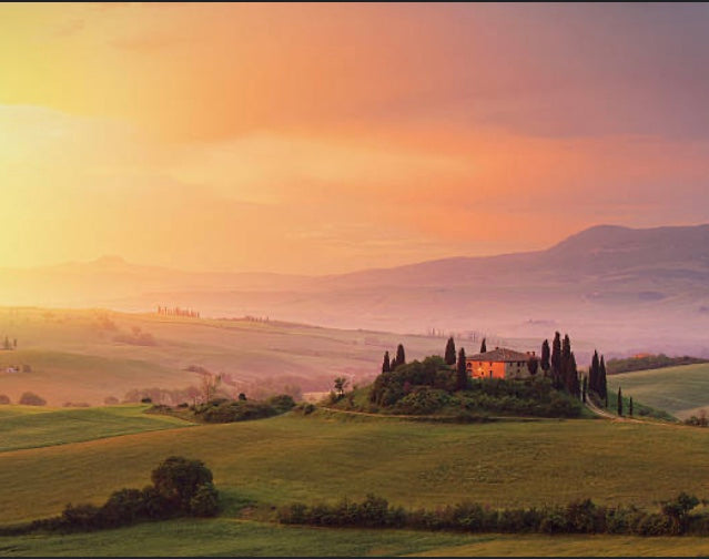 Sunrise in Tuscany